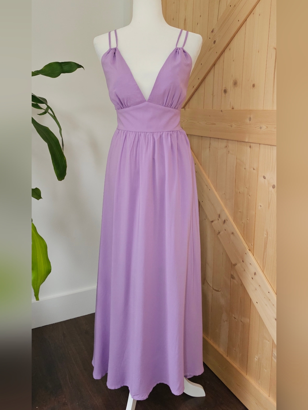 BB DAKOTA by Steve Madden Women's Light Lavender Maxi Dress. Size‎ S
